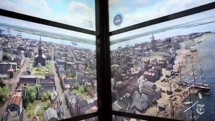 New York elevators offer 500 year history ride in 47 seconds