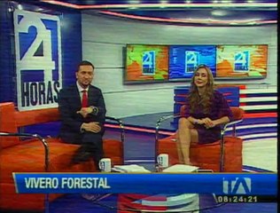 Universidad de Carchi inaugura vivero forestal