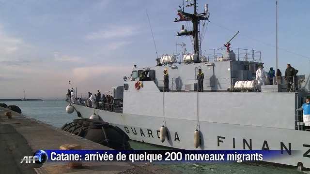 Immigration: 220 immigrés débarquent à Catane