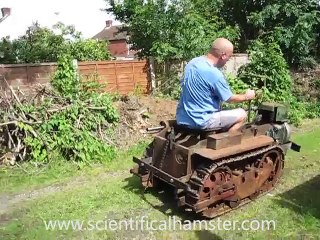 RANSOMES MG40 CRAWLER TRACTOR FIRST RUN IN 42 YEARS, by METAMORPHICWONDERS