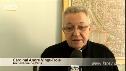 Cardinal Vingt-Trois : "Ne pas faire le jeu des terroristes"