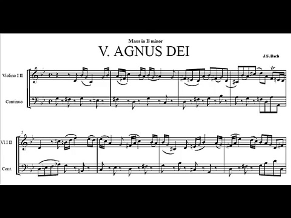 J.S. Bach: Mass in B minor "Agnus Dei" - Andreas Scholl