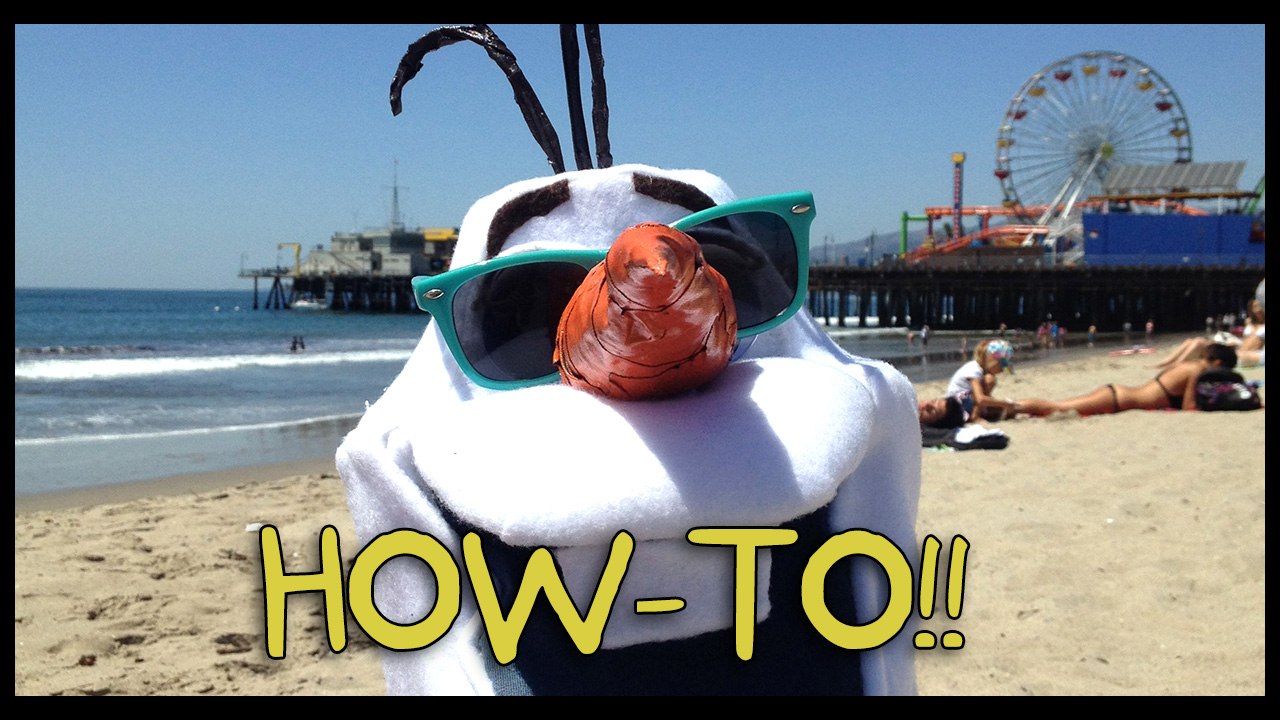 Make Your Own Olaf from Frozen! - Homemade How-to