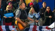 US Election 2012: Bruce Springsteen joins Barack Obama on final day of campaigning