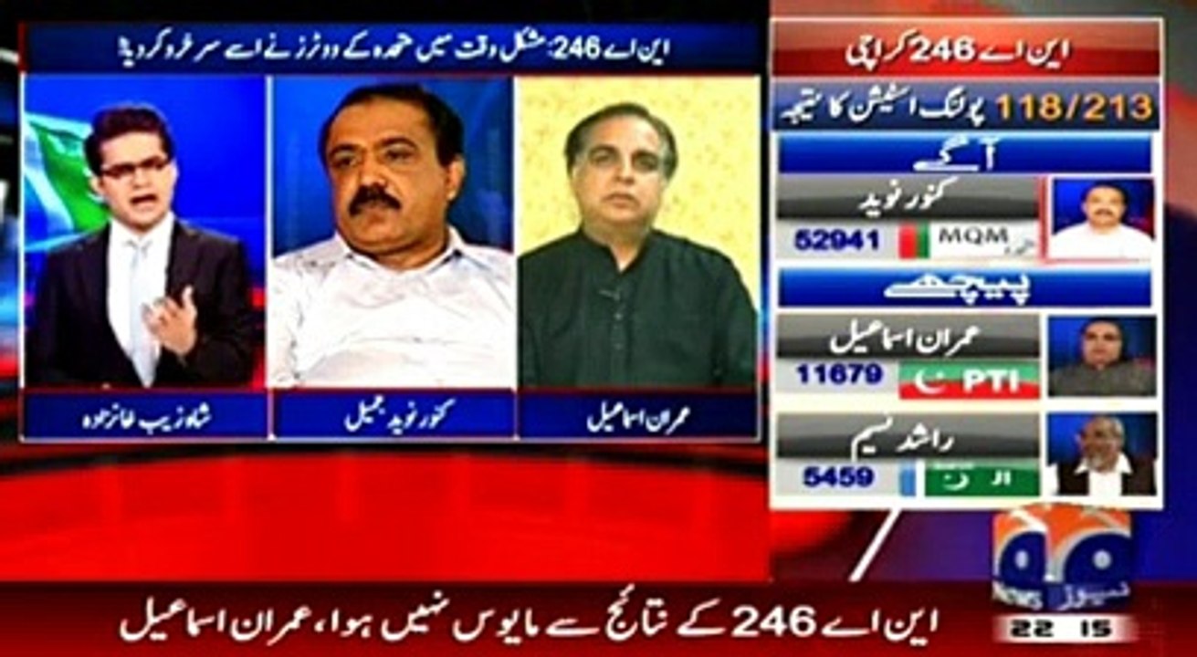 Will Imran Ismail go to Nine-Zero to Congratulate Kanwar Naveed? - Watch Imran Ismail's reply