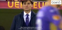 Mario Gomez Disallowed Goal Fiorentina 0 - 0 Dynamo Kiev Europa League 23-4-2015