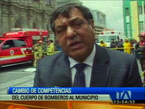 Cambio de competencias del Cuerpo de Bomberos a Municipio