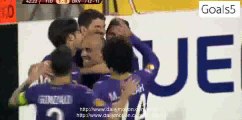 Mario Gomez Goal Fiorentina 1 - 0 Dynamo Kiev Europa League 23-4-2015