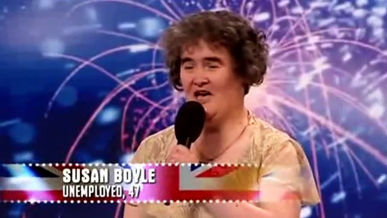 SUSAN BOYLE FIRST AUDITION HD Britains Got Talent Semi Final I Dreamed A Dream Wild Horses Lyrics