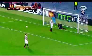 zenit-sevilla 2-1 Hulk amazing long range goal