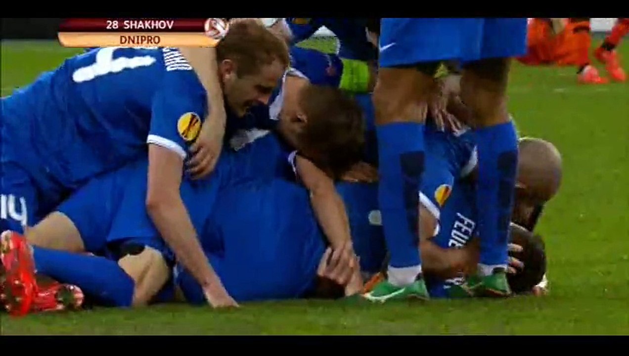 Goal Skakhov - Dnipro 1-0 Club Brugge - 23-04-2015