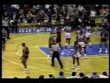 Bo Kimble's first left handed free throw as tribute to Hank Gathers