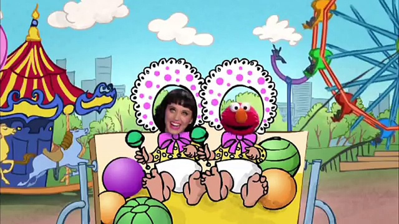 Katy Perry sings "Hot N Cold" with Elmo on Sesame Street!