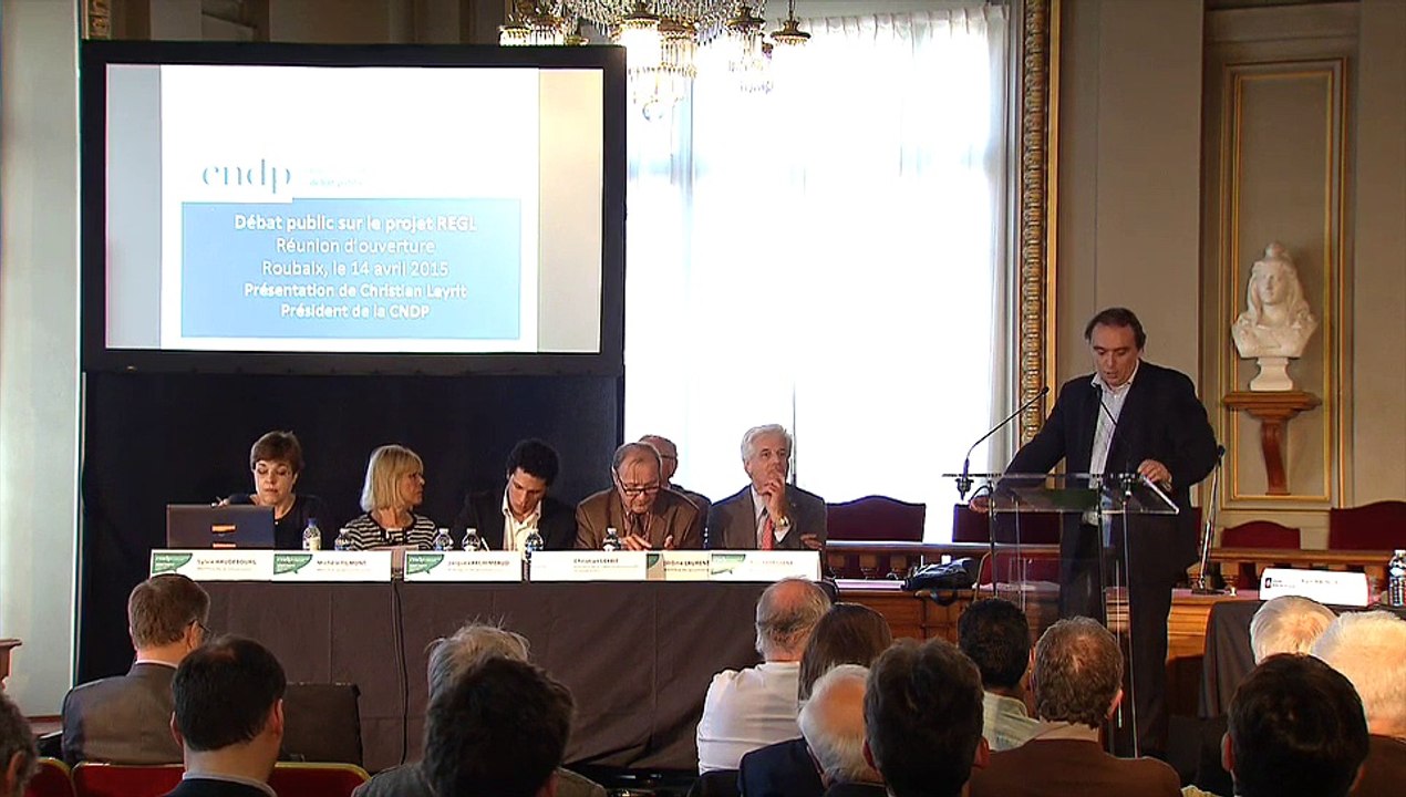 Réunion d'ouverture du débat public REGL -  Mot d’accueil