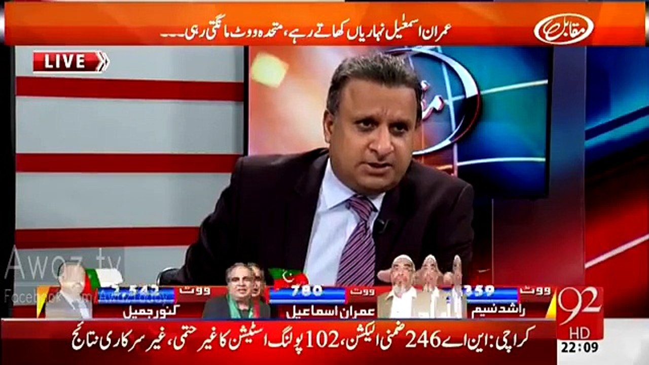 PTI has achieved its destiny by giving message that only PTI can give tough fight to MQM in Karachi - Rauf Klasra