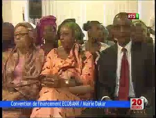 Convention de Financement - ECOBANK Mairie Dakar