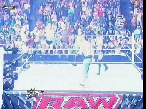 Handicap match John cena vs Nexus six vs one.