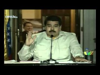 Maduro dice hay un eje Madrid-Bogotá-Miami de conspiración contra Venezuela