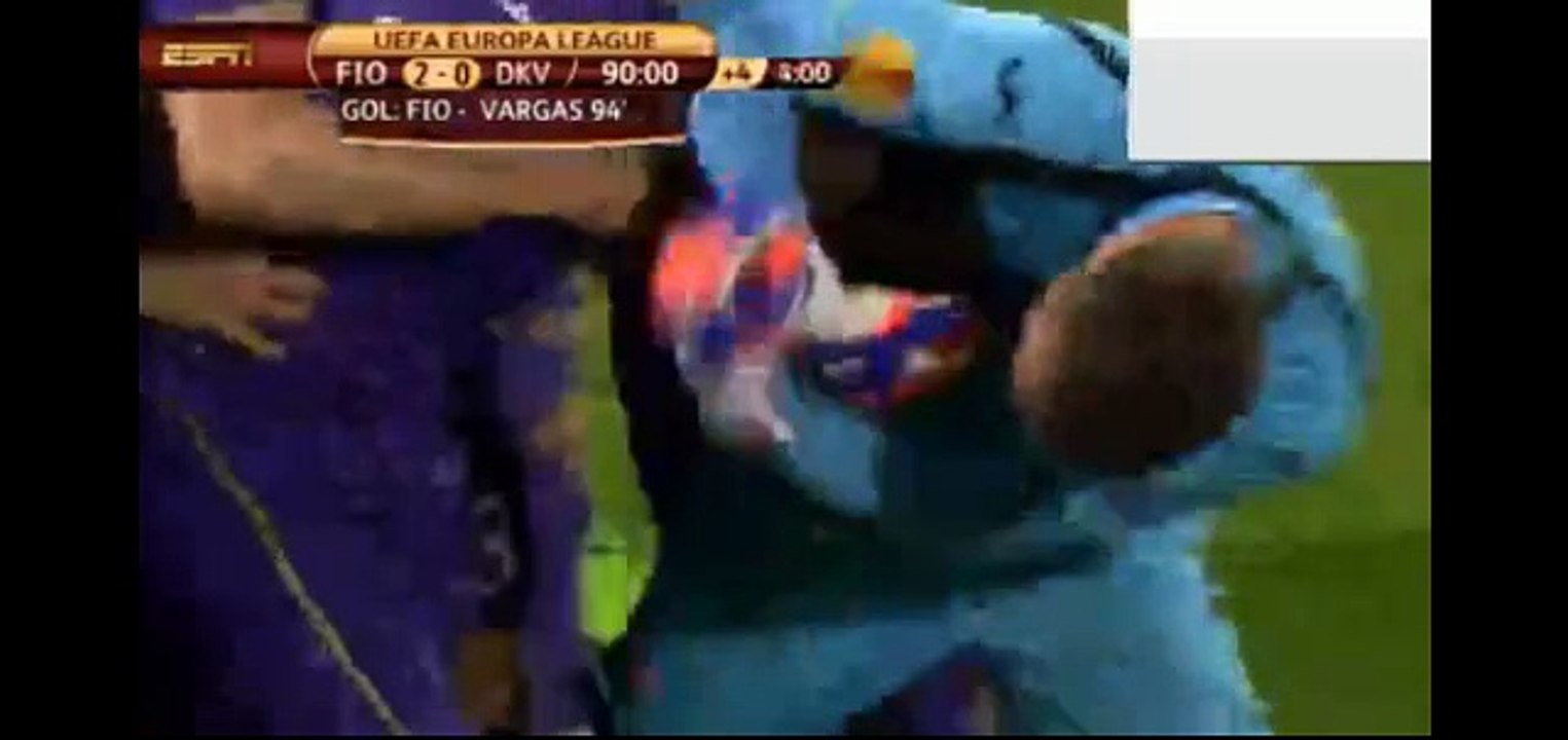 Vargas 2:0 - ACF Fiorentina vs FC Dinamo Kiev - Europa League 23/04/2015