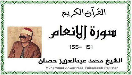 Surah Al inam,Abdul Aziz Hassan
