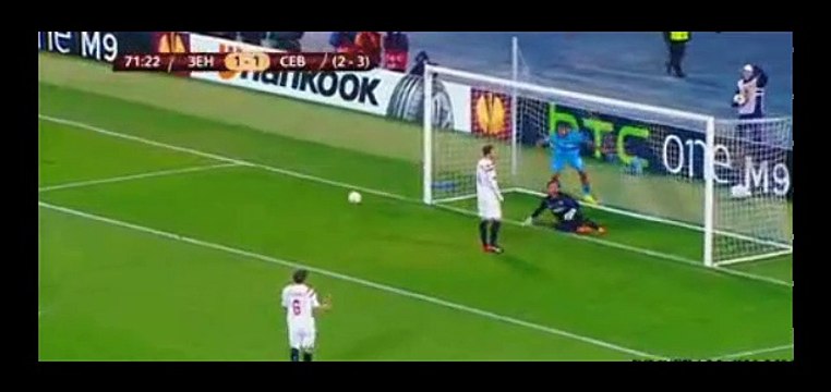 Hulk 2:1 Fantastic Goal - Zenit vs Sevilla FC - Europa League 23/04/2015
