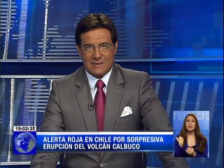 Volcán Calbuco en Chile