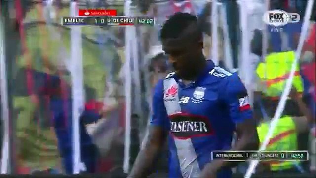 Emelec(ECU) vs U. de Chile(CHI), Copa Libertadores 2015, Grupo 4, Ultima Fecha, All Goals, Full Highlights, 22/04/2015