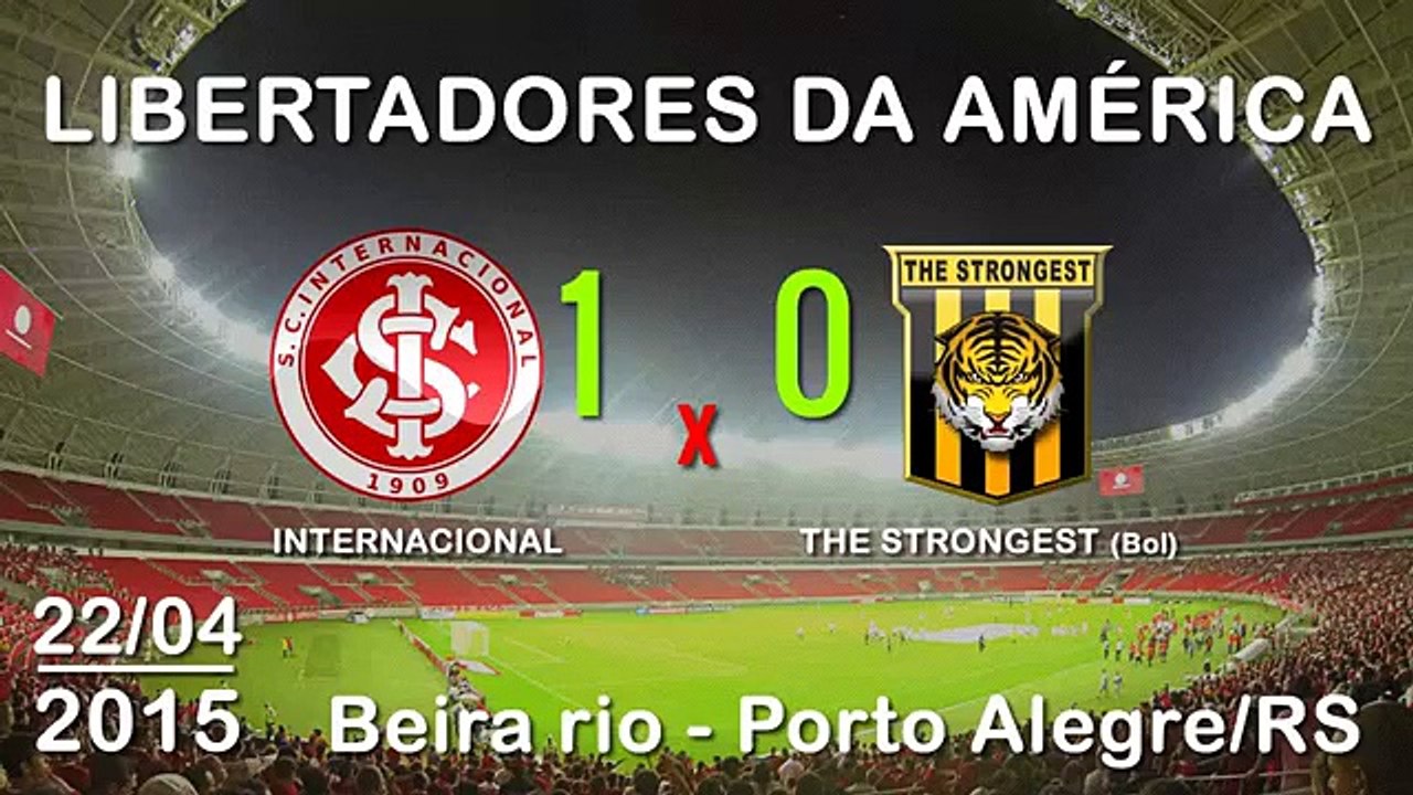 Internacional(BRA) vs The Strongest(BOL), Copa Libertadores 2015, Grupo 4, Ultima Fecha, All Goals, Full Highlights,22/4