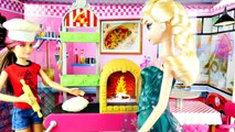 New BARBIE Sisters Pizzeria Frozen Fever Elsa Play Doh Pizza Life In The Dreamhouse Playse