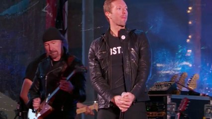 U2 with Chris Martin - Beautiful Day (HD)