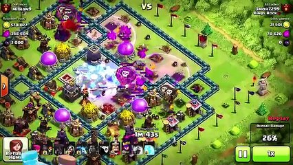 Clash Of Clans - Kings of Clash Returns (Leaderboard gameplay)