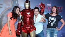 Special Screening Of Hollywood Movie Avengers | Varun Dhawan, Huma Qureshi, Yami Gautam