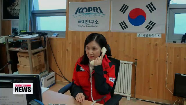 President Park checks up on Korea's Antarctic station while in Chile