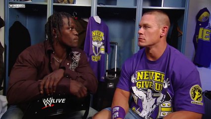 Raw: R-Truth offers John Cena controversial advice