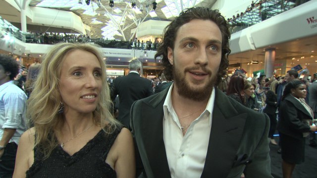 Avengers Age of Ultron European Premiere: Aaron Taylor-Johnson