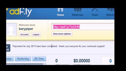 Adfly Bot  2015 make 100$ in a day