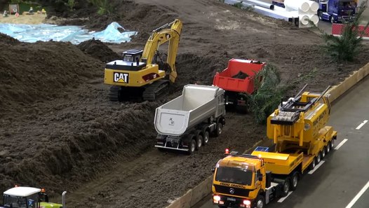 rc metal excavator caterpillar 345d