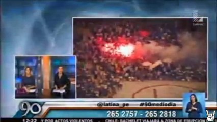 Le gastan broma a Alexandra Hörler durante transmisión en vivo