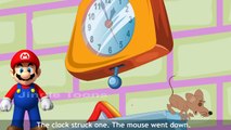 Mario Hickory Dickory Dock | Nursery Rhymes Hickory Dickory | Animated Cartoon For Kids