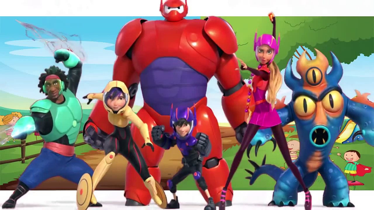 Big Hero 6 Finger Family Nursery Rhymes 3D Animation Big Hero 6 Songs for Kids