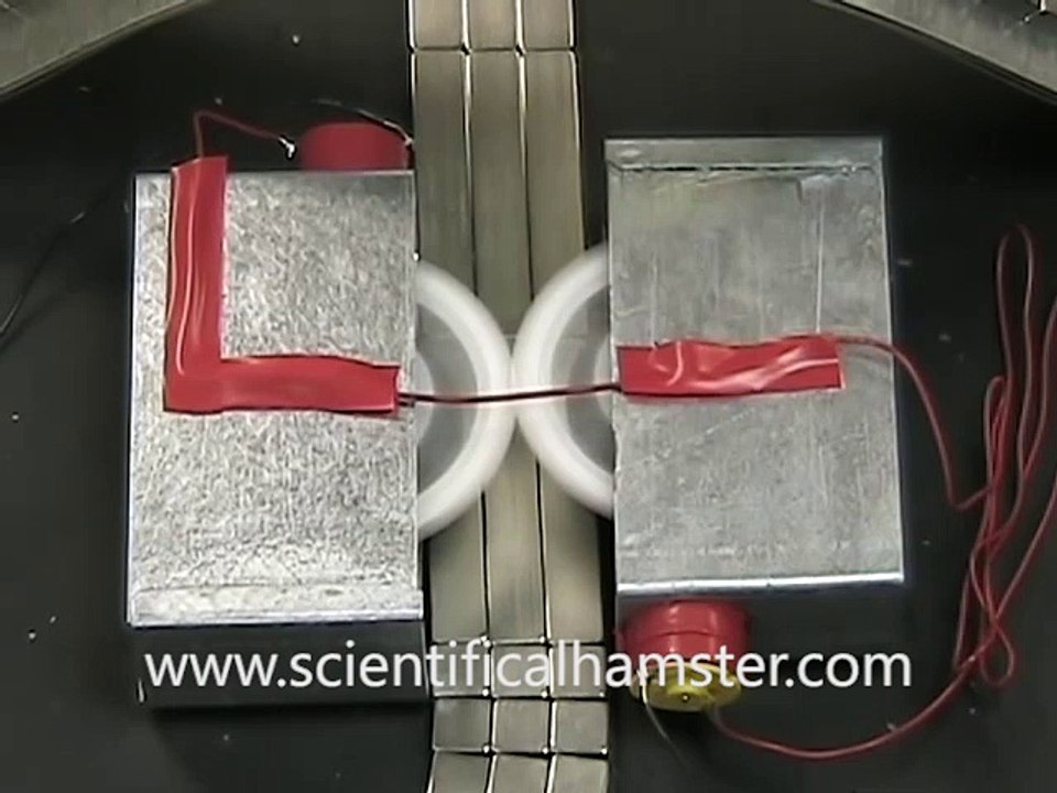 Superconducting Magnetic Levitation (MagLev) on a Magnetic Track