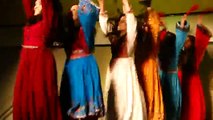 TURKISH girls performing cultural dance