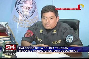 Halcones de la Policía tendrán mejores condiciones para descansar