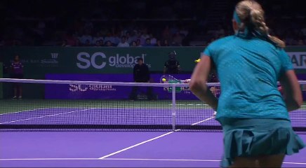 WTA Finals Singapour - Radwanska vs Kvitova