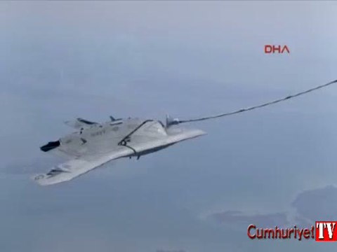 İnsansız savaş uçağına ilk kez havada yakıt ikmali yapıldı