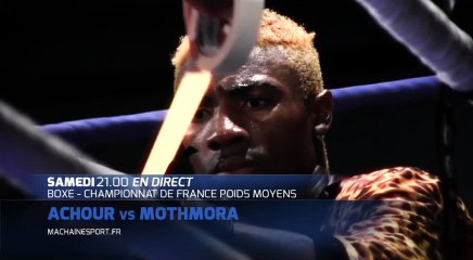 Championnat de France poids moyens - Achour vs Mothmora