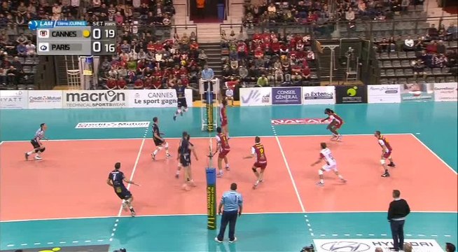 Volley LAM - Victoire de Cannes face à Paris
