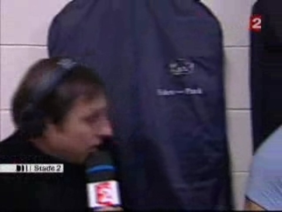 ITW vestiaire des bleus