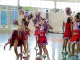 Dance routine cheerleader