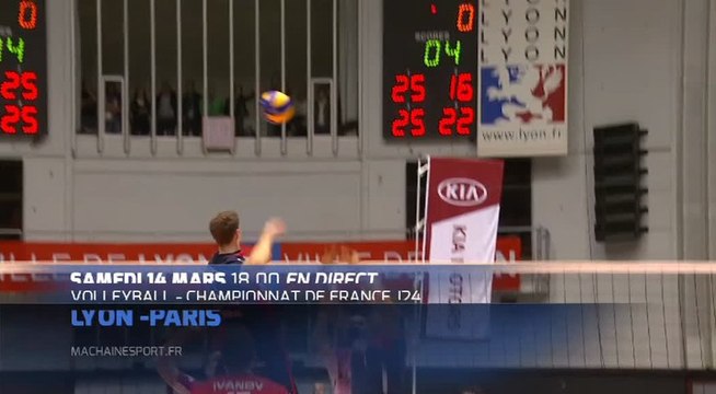 Volley LAM : PARIS vs LYON en direct sur MCS!